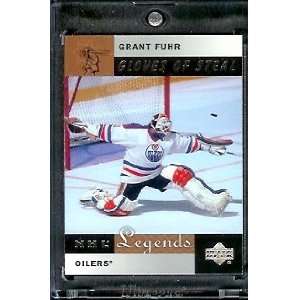 2001 /02 Upper Deck NHL Legends Hockey # 82 Grant Fuhr Oilers   Mint 
