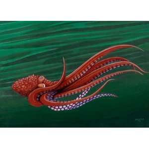  Pacific Octopus Wall Mural