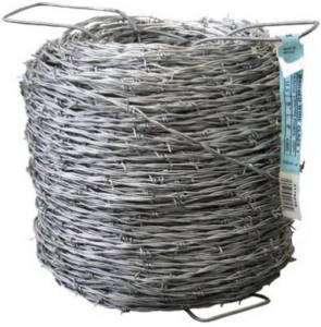 MAT 317871A ROLL OF 1320 2 POINT 15 1/2 GA BARBED WIRE 099713017788 