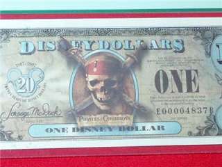 2007 Disney Dollar Pirates Black Pearl PCGS 66PPQ #37B  