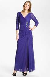 Adrianna Papell Beaded Mesh Gown $158.00