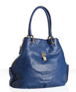 Marc Jacobs navy leather Amber zip detail tote   