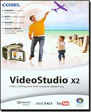Corel Video Studio X2 Video DVD Movi Editing Studio NEW  