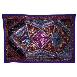  Fabulous Wall Hanging Tapestry with Pretty Zari Embroidery 