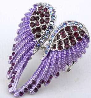   crystal angel wing stretchy ring JEWELRY 2;buy 10 items 