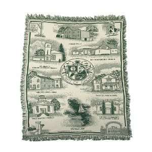  Historic Town of Galway New York Afghan Throw Blanket 