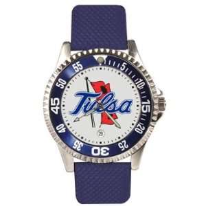  Tulsa Golden Hurricanes Competitor Leather Mens NCAA Watch 