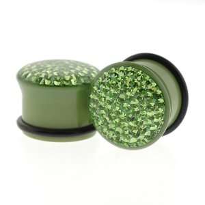   Plug with Clear Dome Coating and O Ring   1 (25mm) Sold as a Pair