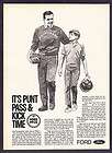 1968 Ara Parseghian Ford Punt, Pass & Kick Competition vintage promo 