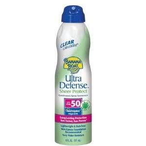 Banana Boat UltraMist Ultra Defense Continuous Clear Spray SPF 50 