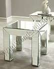   Hollywood Regency Glam BEVELED MIRRORED Side Accent Phone END TABLE