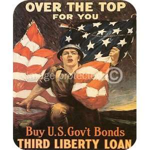  Over Top For You World War I US Military Vintage MOUSE PAD 