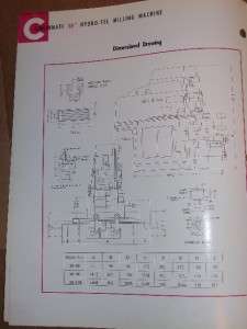 Vtg Cincinnati Milling Machine Catalog~30 Hydro Tel  
