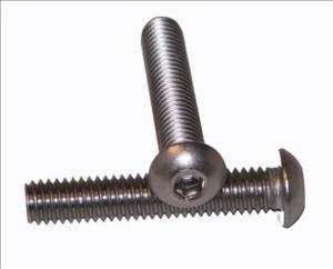 Stainless Steel Button Head Screw 25   1/4 28 x 1  