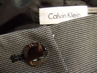 CALVIN KLEIN Black/White Career/Cocktail Dress 6 NWT  