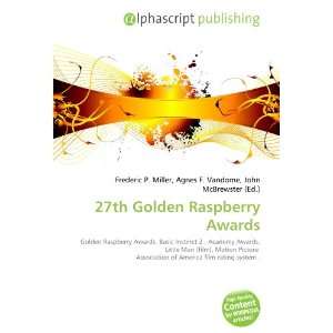  27th Golden Raspberry Awards (9786134120401) Books