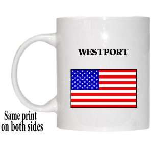  US Flag   Westport, Connecticut (CT) Mug 