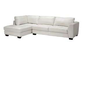  Ciera White 2 PC Sectional