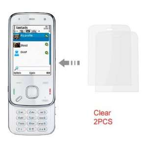   Pcs Clear Plastic Screen Protector Film for Nokia N86 Electronics