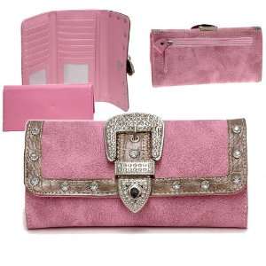  Buckle wallet pink 