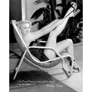 Marilyn Monroe Mans World Sexy Photography Pin Up Poster 16 x 20 