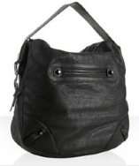 style #311443301 black pebbled leather Grace studded hobo