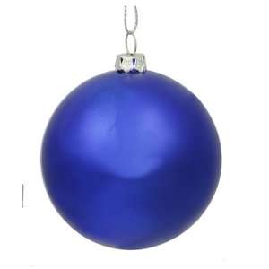  Shiny Cobalt Blue Commercial Shatterproof Christmas Ball 