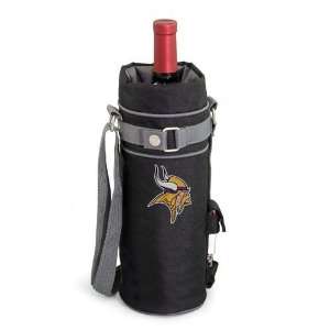  Minnesota Vikings Single Bottle Wine Sack (Black) Sports 