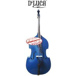  DLUCA UPRIGHT BASS BLUE 3/4 DD BLUE Musical Instruments