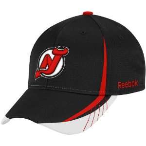  Reebok New Jersey Devils Sudden Death Flex Fit Hat   Black 