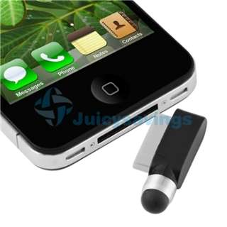 Accessory Bundle Black Leather Flip Case for Apple iPod Touch 4th 