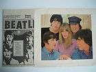 Vintage Beatles Poster w/ Linda + Newspaper clipping 1989