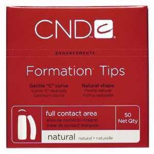  CND Formation Tips Natural 50 ct. Tip # 4