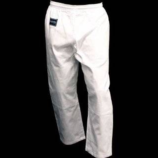 Judo / Jiu Jitsu / Aikido Gi Shock Wave Pants Elastic Waist, White