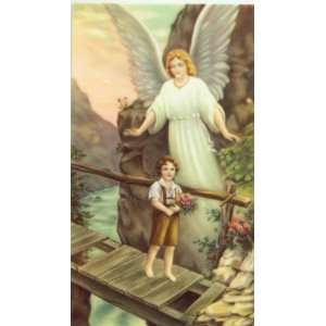  Boys Guardian Angel Prayer Card Toys & Games