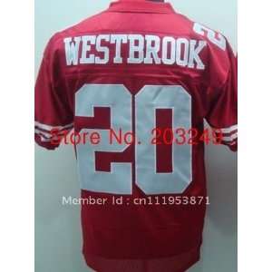  san francisco 49ers #20 brian westbrook red jerseys 