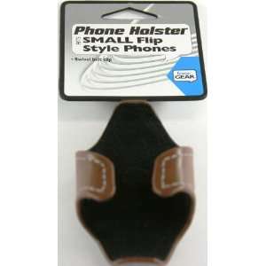  FONE GEAR BROWN SMALL CASE for FLIP STYLE PHONES 