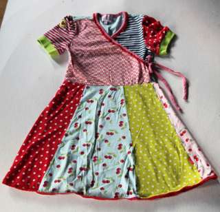 EUC Room Seven knit cherry wrap dress 7/8 10 140 boutique  