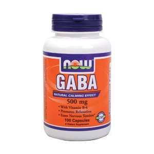 NOW Foods GABA 500 mg 100 capsules