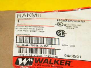 Wiremold Walker RAKMII Flush Access Hatch/Plate/Floor Cover  