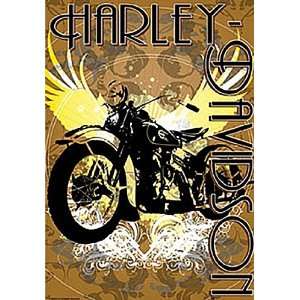  Harley Davidson Vintage Bike Estate Flag 