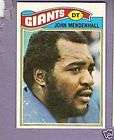 1977 Topps FB #435 John Mendenhall/Gian​ts EX/EX+