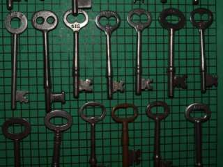 21 Old Vintage Antique Skeleton Keys 2  3 inches in length Corbin 