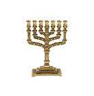 menorah 7 branch brass 12 tribes of israel with free gift with every 
