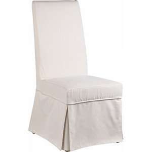 Sunpan Modern Home   Bordeaux Dining chair in Khaki Natural Slip Cover 