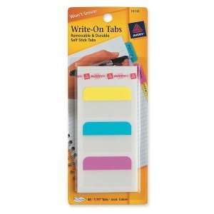  Avery Removable Write on Tabs. WRITE ON TABS BLUE GRAY GREEN 