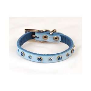  Diamond Dogs Blue Swarovski Crystal Sparkling Dog Collar Kitchen