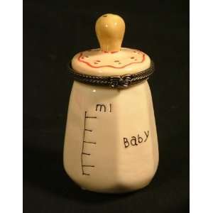  Infant Baby Bottle Formula Shower Trinket Box phb