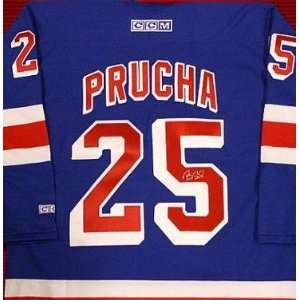   Prucha Autographed Hockey Jersey (New York Rangers)