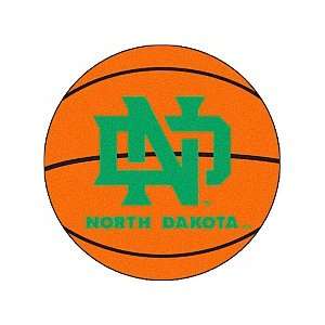  Fanmats North Dakota Fighting Sioux Basketball Shaped Mat 